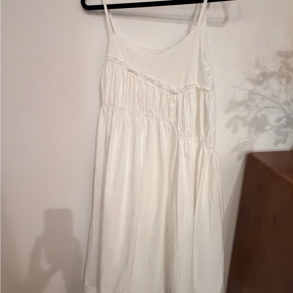 OAK + FORT White Lightweight Summer Dress size S